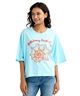 BILLABONG ビラボン 半袖 Tシャツ レディース コード刺繍 ショート丈 BG013210(SCS-M)