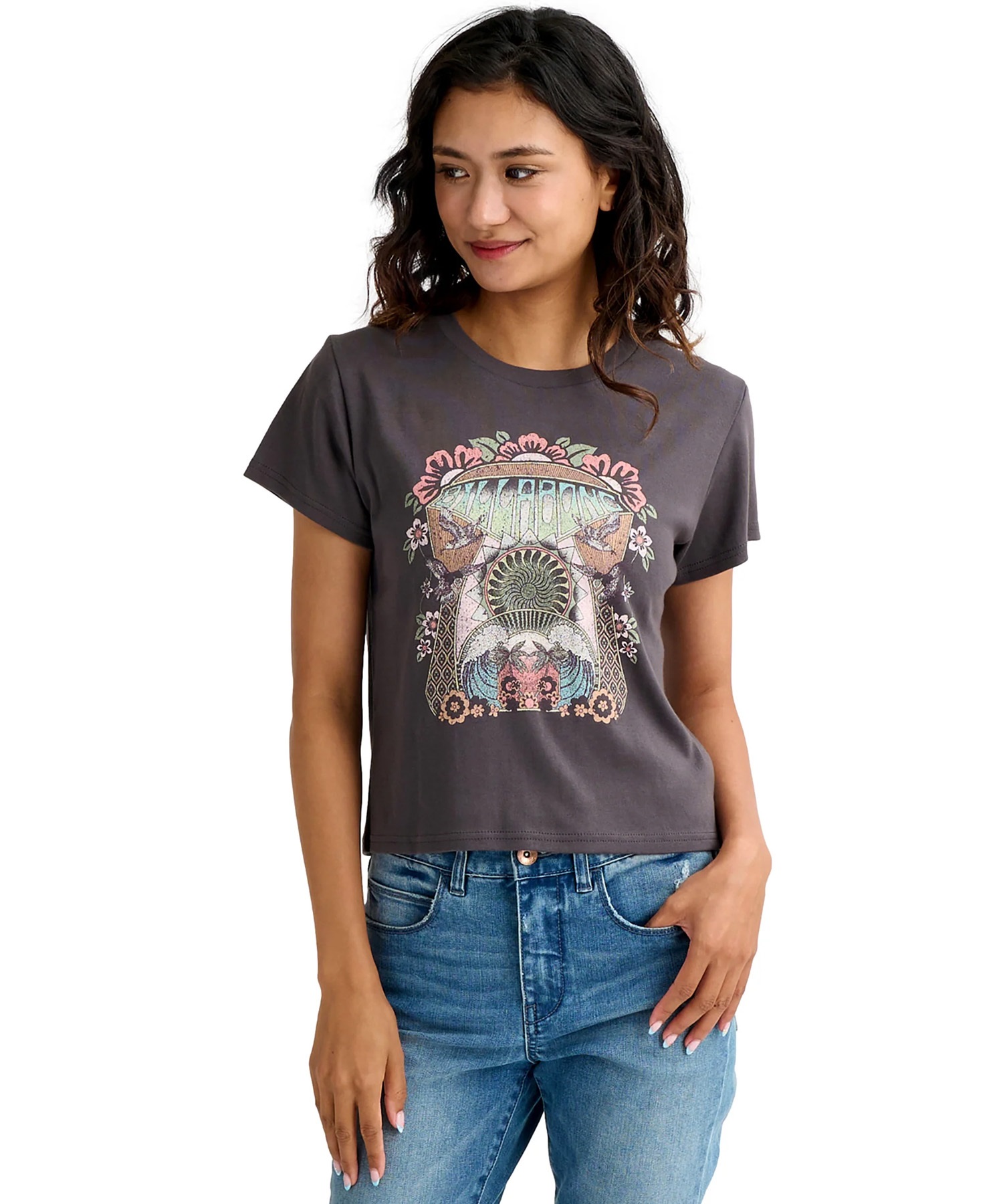 BILLABONG ビラボン 半袖 Tシャツ レディース GRAPHIC BABY FIT TEE BG013216(LPC1-M)