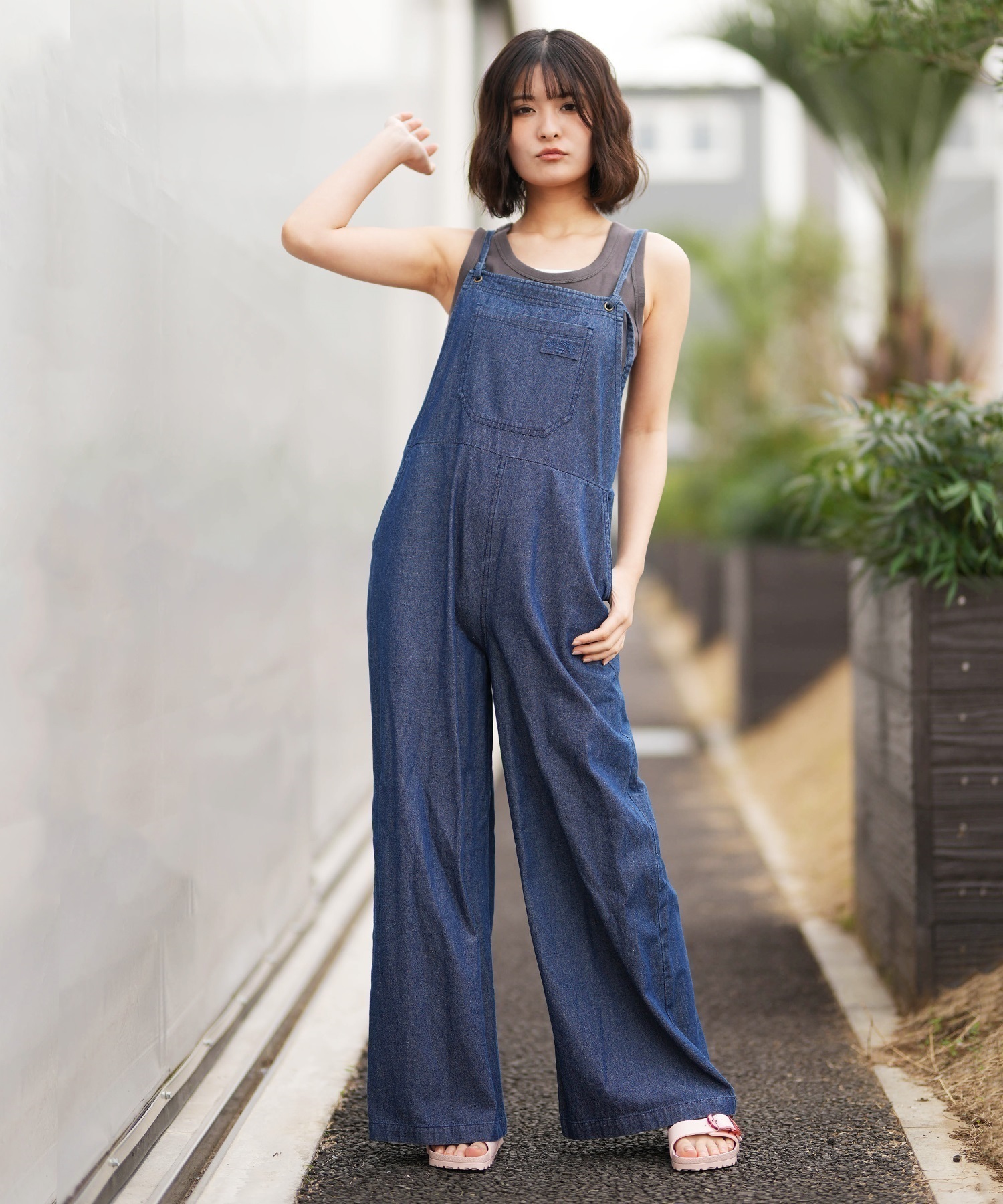 BILLABONG ビラボン オールインワン レディース サロペット パンツ WOVEN SALOPETTE BG013712(BLC-M)