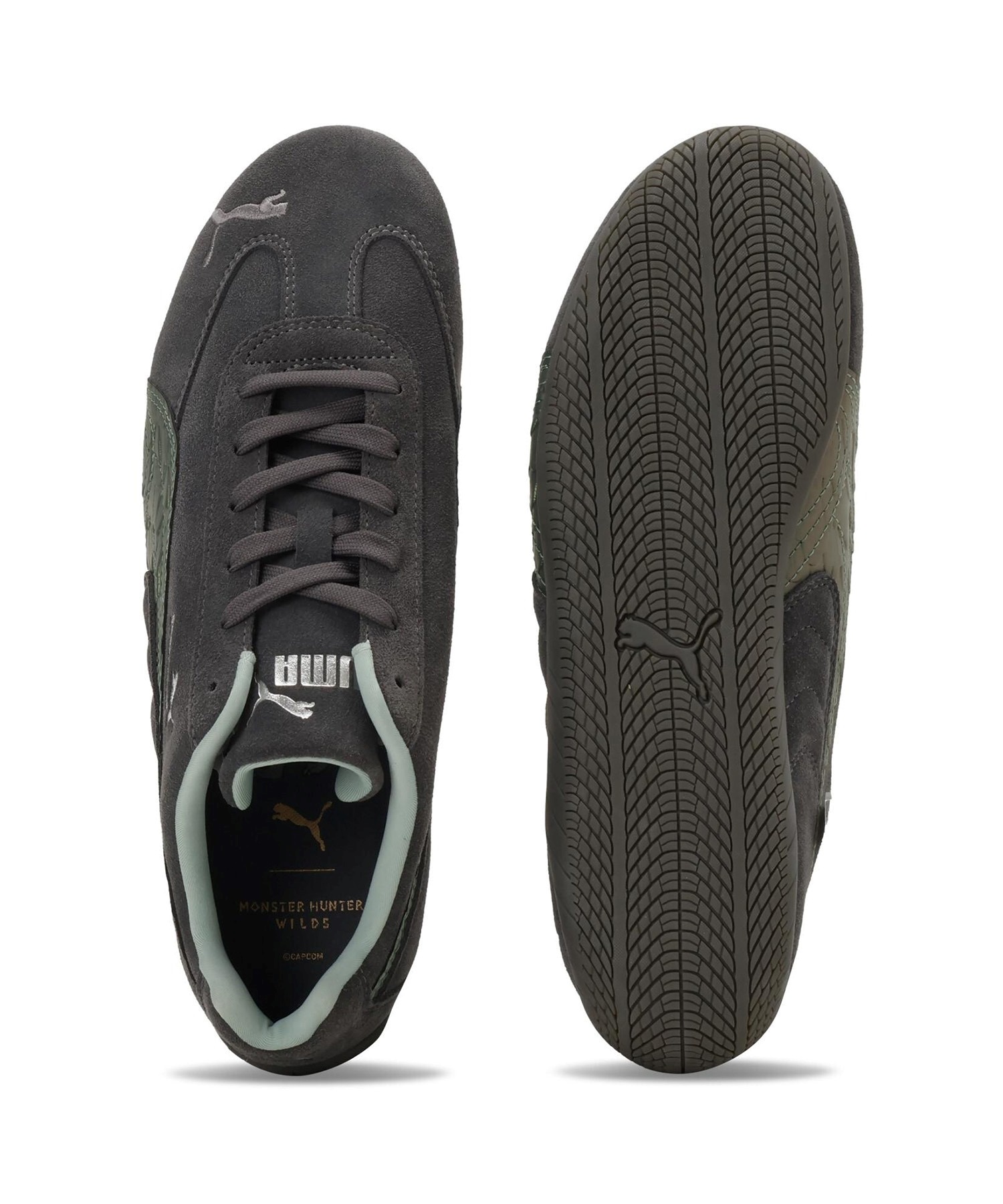 PUMA プーマ PUMA × モンスターハンターワイルズ セクレト スピードキャット 408092 シューズ スニーカー ライフスタイル メンズ(01-26.0cm)