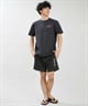 RIP CURL リップカール 水着 ラッシュガード 半袖 Tシャツ メンズ BLADE LOGO RASH RCM6S-4302(BKP-M)