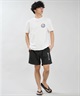 RIP CURL リップカール 水着 ラッシュガード 半袖 Tシャツ メンズ WETTI PASSAGE ICON RASH RCM6S-4304(BLK-M)