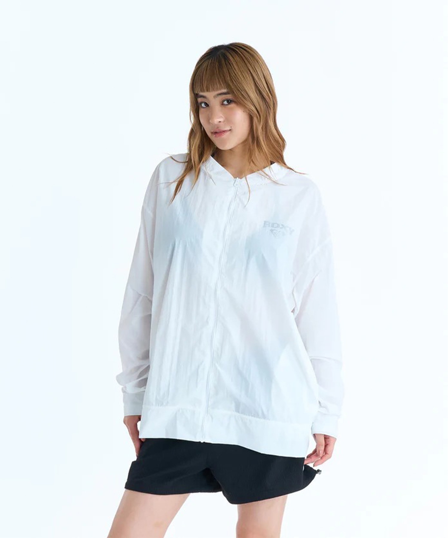 ROXY ロキシー ジップアップ パーカー レディース 水陸両用 SALTY SQUAD JACKET RLY261045 UT(BLK-M)