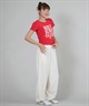 ROXY ロキシー 半袖 Tシャツ レディース チビT 丈短め クロップド丈 RST261086(WHT-M)