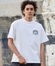 LOST ロスト 水着 ラッシュガード メンズ 半袖 Tシャツ UVカット 速乾 ストレッチ 水陸両用 LM6S-4303(WHT-M)