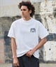 LOST ロスト 水着 ラッシュガード メンズ 半袖 Tシャツ UVカット 速乾 ストレッチ 水陸両用 LM6S-4303(WHT-M)