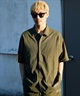 DEAR LAUREL ディアローレル 半袖 シャツ メンズ セットアップ対応 SHORE TECH SS SHIRT DL26S-2402(BLK-M)
