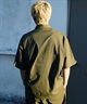 DEAR LAUREL ディアローレル 半袖 シャツ メンズ セットアップ対応 SHORE TECH SS SHIRT DL26S-2402(BLK-M)