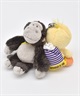 NICI ニキ キーホルダー キーリング ゴリラ ムラサキスポーツショッパー 92297(Gorilla-ONE)