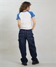 RVCA ルーカ 半袖 Tシャツ レディース クロップド丈 ショート丈 ROAM RAGLAN CROPPED BABY TEE BG043204(BLK-S)