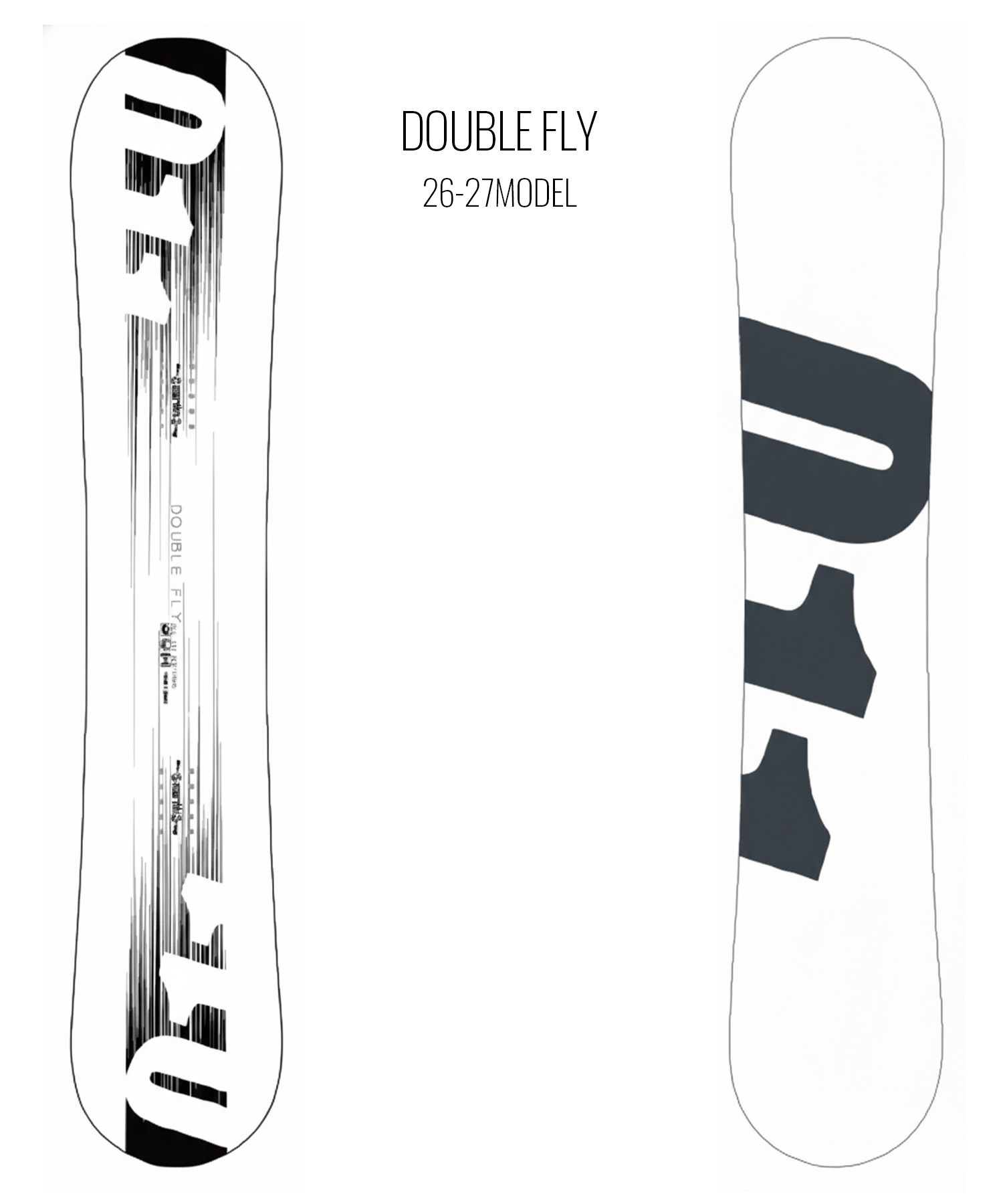 011Artistic ゼロワンワンアーティスティック ダブルフライ DOUBLE FLY スノーボード 板 グラトリ キャンバー 軽量 ユニセックス 26-27 早期購入(ONECOLOR-138cm)
