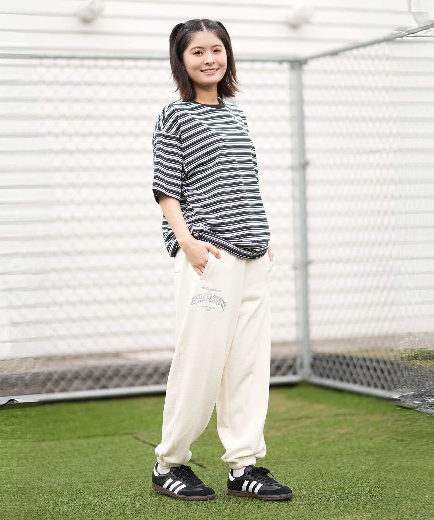 adidas Skateboarding アディダス スケートボーディング サンバ ADV IE3100 シューズ スニーカー スケートボード/アクションスポーツ メンズ レディース(BK/WT-23.0cm)