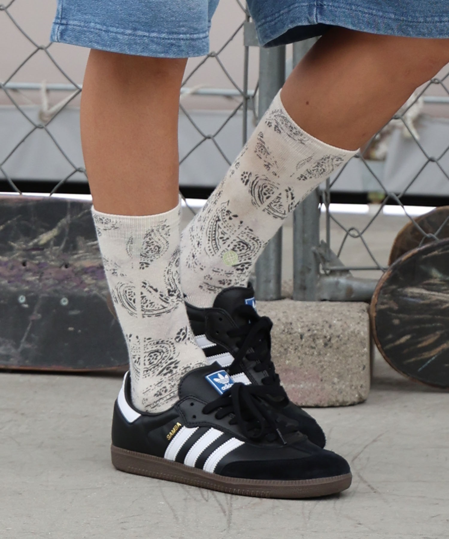 adidas Skateboarding アディダス スケートボーディング サンバ ADV IE3100 シューズ スニーカー スケートボード/アクションスポーツ メンズ レディース(BK/WT-23.0cm)