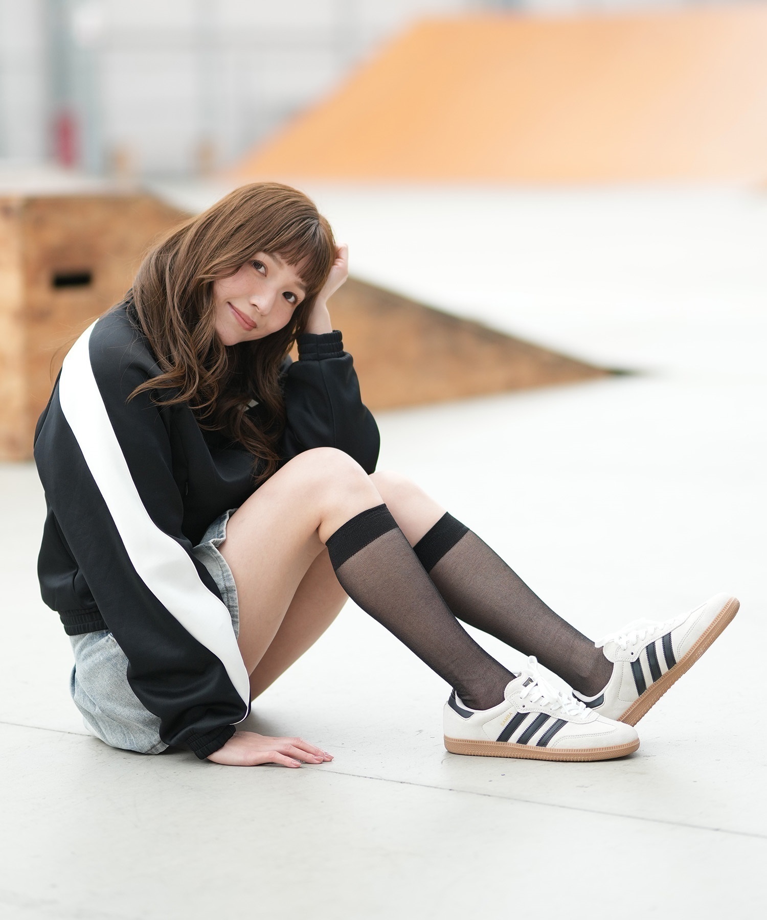 adidas skateboarding アディダス スケートボーディング サンバ ADV JR7108 シューズ スニーカー スケートボード/アクションスポーツ メンズ レディース(AMNBK-23.0cm)