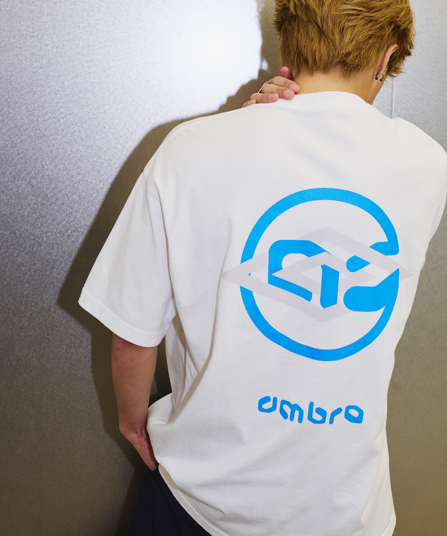 UMBRO アンブロ × ALAN SHIRAHAMA 半袖 Tシャツ UM26SSAL-CS02(WHITE-M)