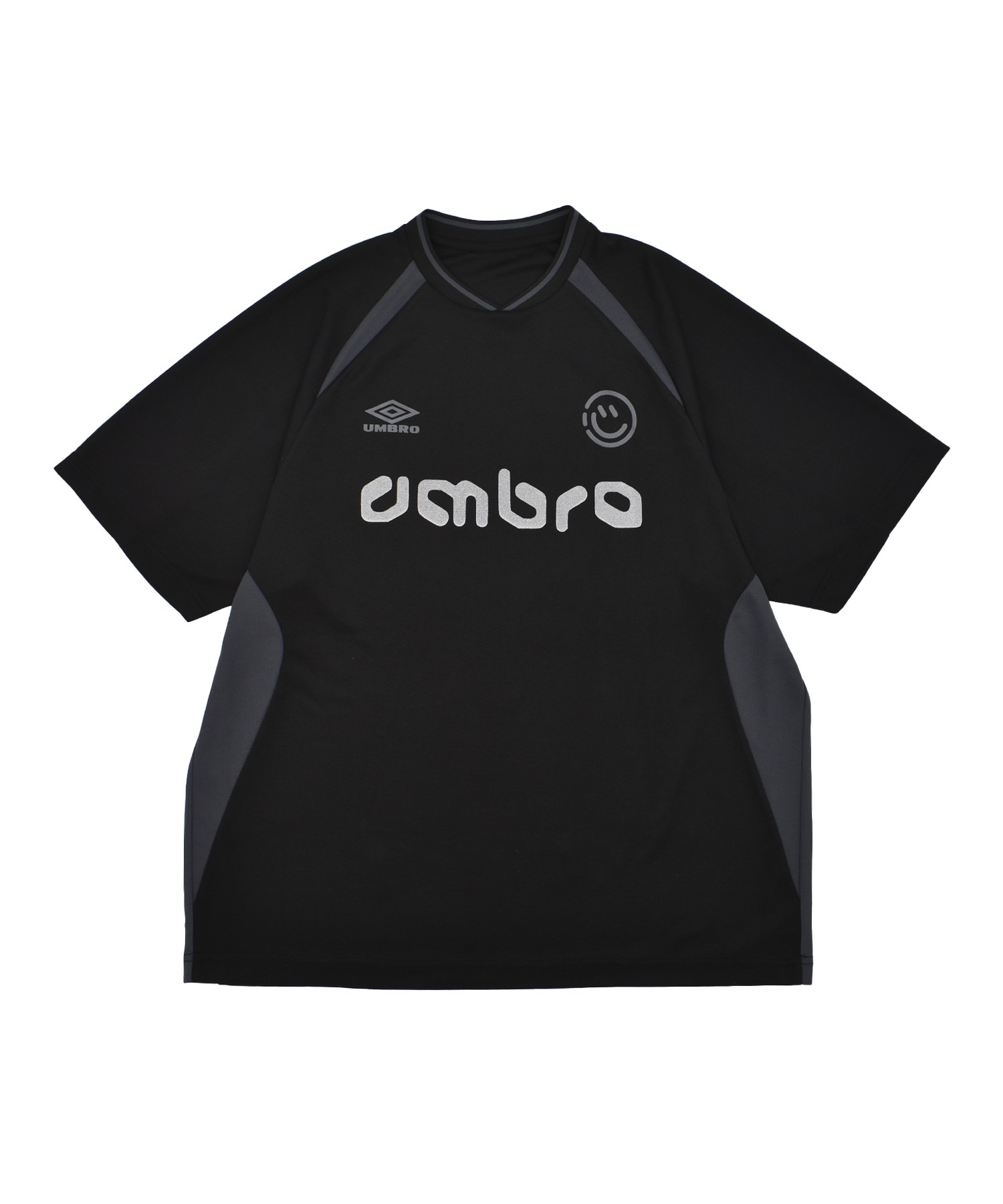 UMBRO アンブロ × ALAN SHIRAHAMA ゲームシャツ 半袖 Tシャツ UM26SSAL-GS01(BLACK-M)