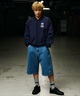 UMBRO アンブロ × ALAN SHIRAHAMA デニムショーツ UM26SSAL-PT03(BLACK-M)