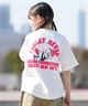 FORGET NEVER フォーゲットネバー 半袖 Tシャツ キッズ ジュニア 子供 グラフィックTシャツ 263OO3ST941FN ムラサキスポーツ限定(BLK-130cm)