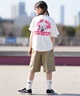 FORGET NEVER フォーゲットネバー 半袖 Tシャツ キッズ ジュニア 子供 グラフィックTシャツ 263OO3ST941FN ムラサキスポーツ限定(BLK-130cm)