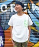 FORGET NEVER フォーゲットネバー 半袖 Tシャツ キッズ ジュニア 子供 グラフィックTシャツ 263OO3ST942FN ムラサキスポーツ限定(BLK-130cm)
