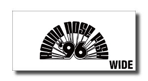 RNF96 WIDE LOGO - SHOP NEWS | ムラサキスポーツオンラインストア 通販 Arched black typography forming a circular logo with the number 96 at the center; 'WIDE' in the bottom-right corner.