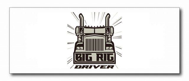 image - SHOP NEWS | ムラサキスポーツオンラインストア 通販 Logo of a front-facing big-rig truck with the words 'BIG RIG' above 'DRIVER'
